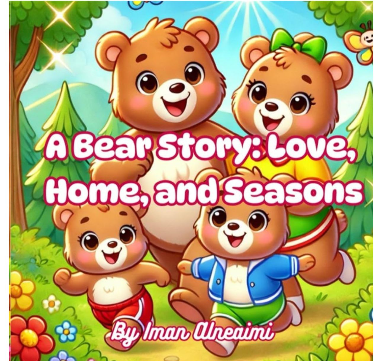 A Bear Story: Love, Home and Seasons – Coloring Book