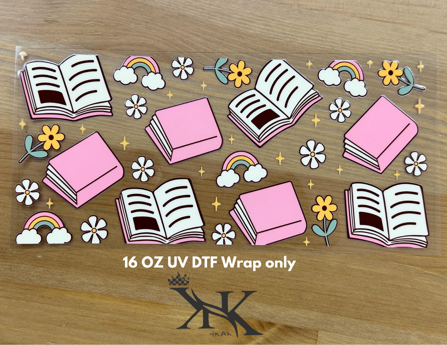 (Double Side ) Books UV DTF wrap only