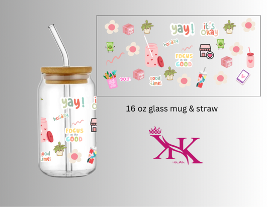 Small Business Glass 16oz Mug