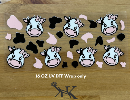 (Double Side ) Cow milk UV DTF wrap only