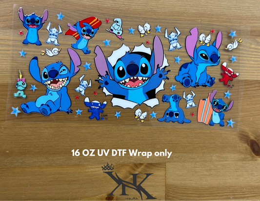 (Double Side ) stitch UV DTF wrap only